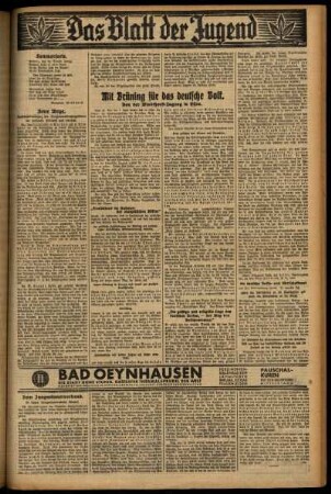 Zweite Ausgabe vom Mittwoch, den 10. Juni 1931.