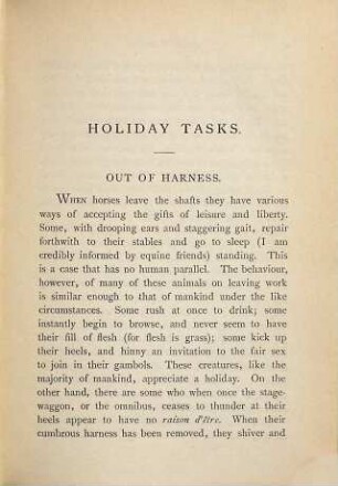 Holyday Tasks : being essays written in vacation time