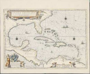 Insulae Americanae In Oceano Septentrionali, cum Terris adiacentibus : Amplmo. Prudmo. Doctmoque. Viro D. Alberto Conradi Vander Bvrch, I. C. Reip. Amsterdamensis Senatori, Collegii Scabinorum Præsidi, Societatis Indicæ, quæ ad Occidententem militat. aßeßori, et nuper ad Magnum Moscoviæ Ducem Legato