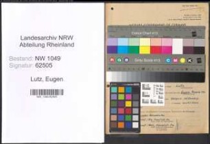 Entnazifizierung Eugen Lutz , geb. 15.03.1906 (Landwirt)