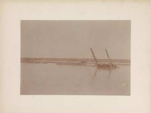 Tigris zur Überschwemmungszeit : Flusslandschaft des Tigris zur Zeit der Überschwemmung.