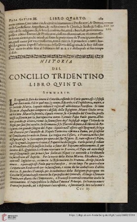 Libro quinto