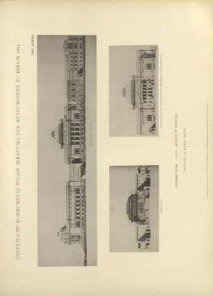 Projekt XVIII. - Motto: Artibus et scientiis. Architekt: C. Kuhn, Berlin