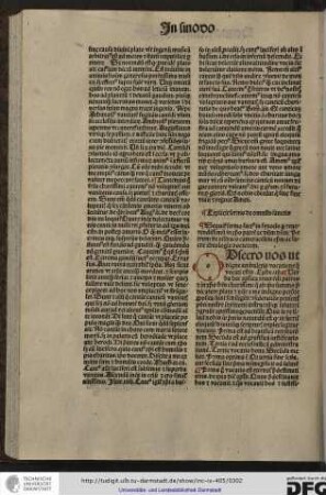 Sequitur sermo factus in synodo per reverendissimum in Christo patrem ac dominum dominum Petrum de Aillayco, Cameracensem episcopum ac sacre theologie doctorem.