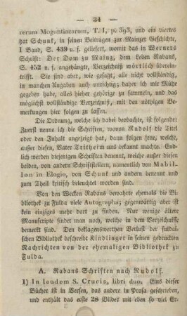 A. Rabans Schriften nach Rudolf.