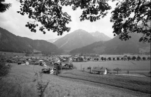 Bad Oberdorf: Blick von der Oberjochstraße auf Oberdorf