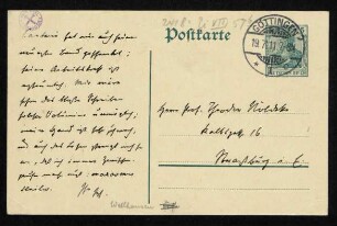 Brief 11: 19.07.1911