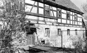 Crostwitz-Horka. Mittel- oder Schäfermühle, Rückfront