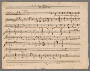 Lieder, V, guit, Arr - BSB Mus.Schott.Ha 4433-4 : [caption title, f. 1 r] Die drei Wetten // Romance