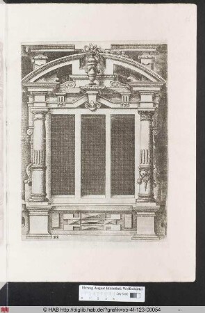 [Dreigeteiles Fenster mit zwei Säulen. Band II.]
