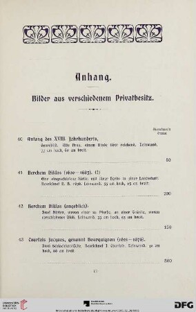 Anhang: Bilder aus verschiedenem Privatbesitz (Nr. 40-59)