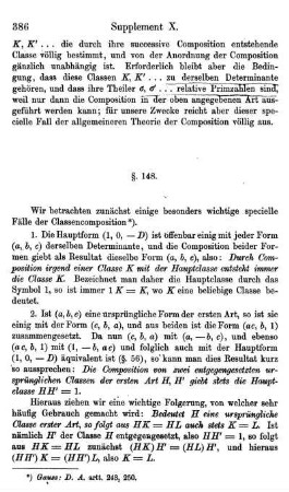 §. 148. Wichtigste specielle Fälle der Composition
