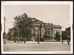 Albert-Theater, Dresden (auch: Theater des Volkes, Stadttheater): Ansicht von Süden