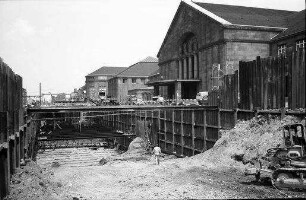 Basel: Tunnelbau vor dem Badischen Bahnhof