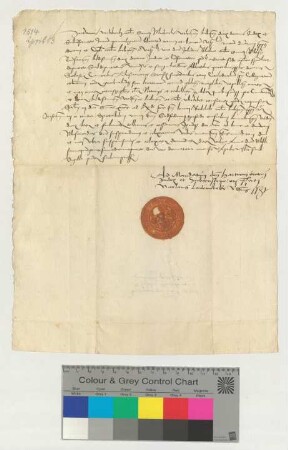 Der Eutiner Dekan Hartwich Wiltbach hebt die vom Lübecker Propste Hinr. Bockholt über den Lüneburger Ratsmann Godfrid Tzerstede verhängte Excommunication auf. Notar Nicolaus Ladenbeke [lat].
