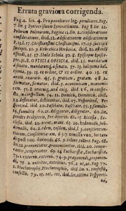 Errata graviora corrigenda.
