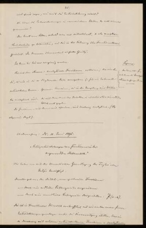 Di. 11. Juni 1895. - Freitag 28. Juni 95.