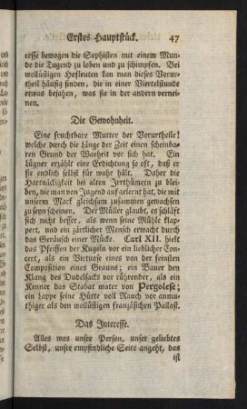 47, Die Gewohnheit