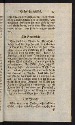 47, Die Gewohnheit