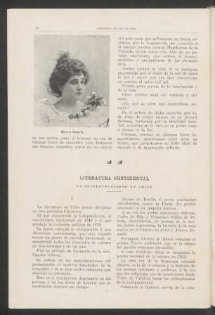 Literatura continental : La intelectualidad en Chile