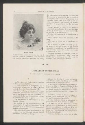 Literatura continental : La intelectualidad en Chile