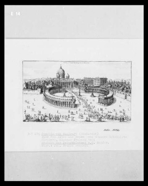 Rom, Ansicht der Piazza di San Pietro