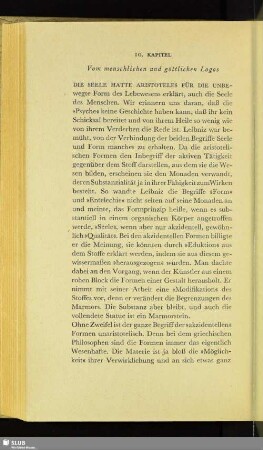 10. Kapitel. Vom menschlichen und göttlichen Logos
