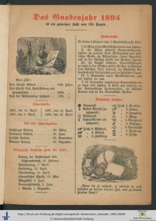 Das Gnadenjahr 1895.