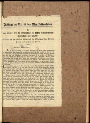 Zweite Ausgabe vom Sonntag, den 02. November 1902.