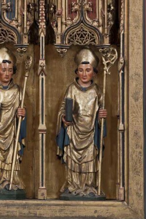 Hochaltar des Frankfurter Doms — Rechter Flügel: Vier Heilige und vier Kirchenväter — Kirchenvater Augustinus