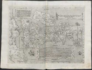 Britanniae Insvlae Quae Nvnc Angliae et Scotiae Regna Continet Cvm Hibernia Adiacente Nova Descriptio