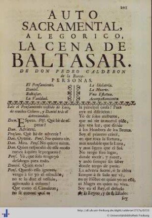 La Cena de Baltasar.