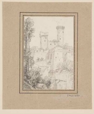 Blick auf eine Burg