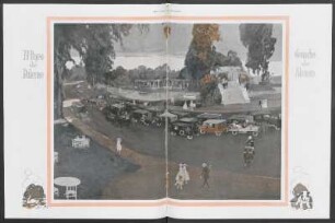 El Paseo de Palermo : Gouache de Alonso