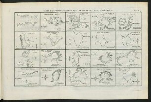 Pl. 4. Carte des differents ports que renferment les Philippines