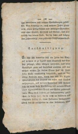 Entschuldigung