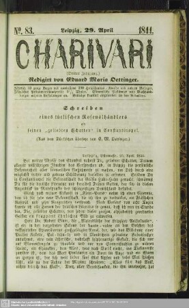 Schreiben eines türkischen Rosenölhändlers an seinen "geliebten Schatten" in Constantinopel