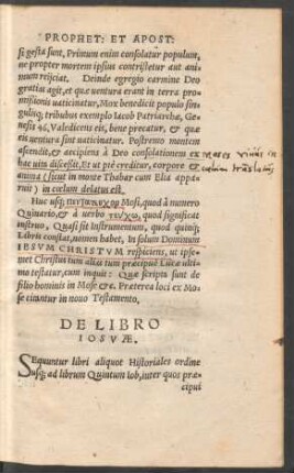 De Libro Iosuae. - De Libro Hester.
