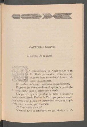 Capítulo XXXVII - Momentos de angustia