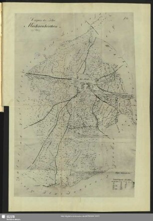 Croquis der Flur Markneukirchen