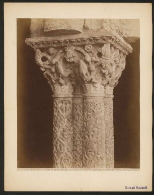 Dom Santa Maria Nuova, Monreale: Kreuzgang, Kapitellpfeiler