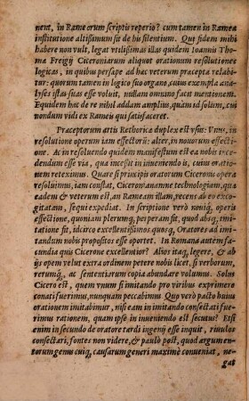 Zachariae Brendelii Pro veterum technologia rethorica adversus P. Rami sectatores brevis disputatio