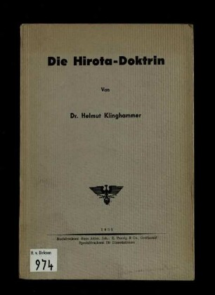 Die Hirota-Doktrin