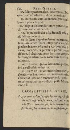 Constitutio XXXIII.