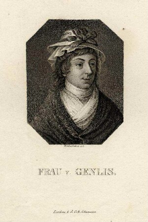 Bildnis von Comtesse de Genlis (1746-1830)