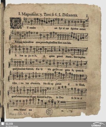 Canticum B. Mariae Virginis sive Magnificat per quintum & sextum tonum ...
