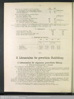 G. Lehranstalten für gewerbliche Fachbildung
