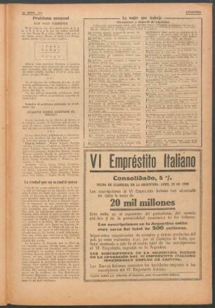 Problema semanal : Los diez números