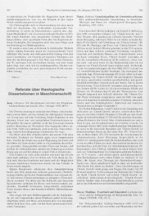 368 [Rezension] Maier, Gerhard, Gemeindeaufbau als Gemeindewachstum