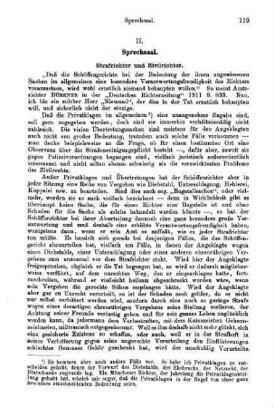 119-122, II. Sprechsaal